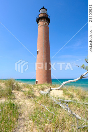 Little Sable Point Lighthouse in dunes Little Sable Point Lighthouse in dunes 25203981