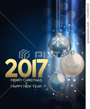 Abstract Beauty Christmas and 2017 New Year 25206419