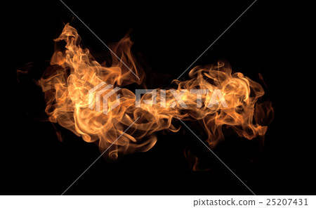 Fire flames collection 25207431