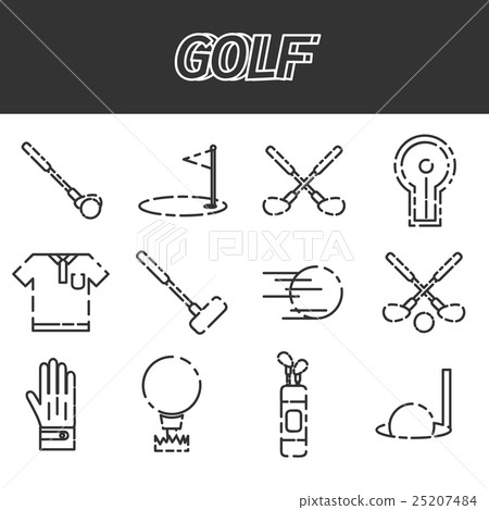 Golf icon set Golf icon set 25207484