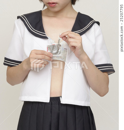 School girls with condom 25207795