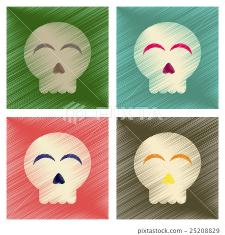 assembly flat shading style icons halloween assembly flat shading style icons halloween 25208829
