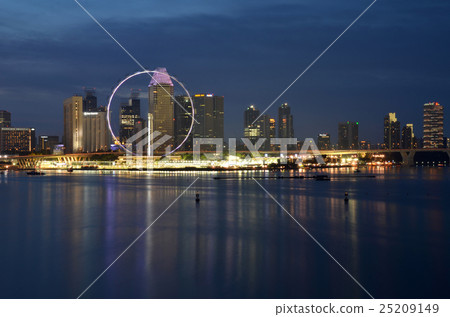 Singapore cityscape during sunset Singapore cityscape during sunset 25209149