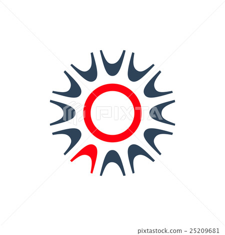 Abstract marketing sign  25209681