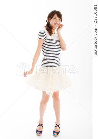 A girl in a fresh summer clothes 25210081