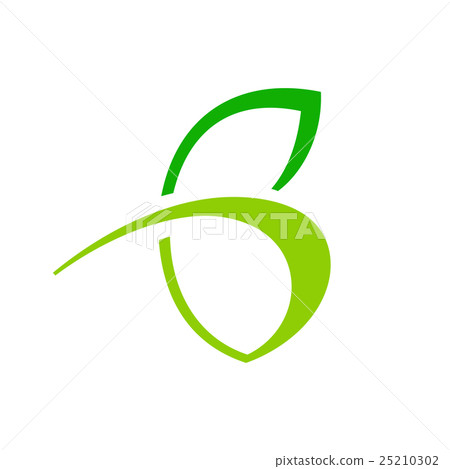 Abstract sign the letter B 25210302