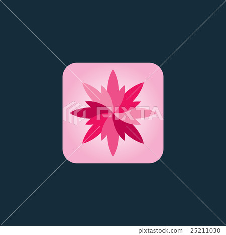 Abstract flower sign  25211030
