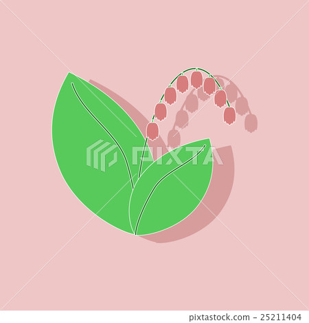 paper sticker on stylish background plant 25211404