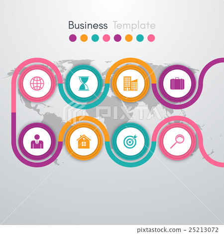 Vector illustration infographics eight options Vector illustration infographics eight options 25213072