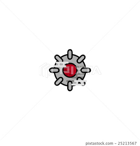 Bomb flat icon Bomb flat icon 25213567