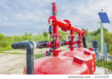 Detail of an irrigation system 25214285