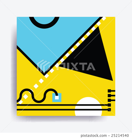 Colorful trend Neo Memphis geometric pattern Colorful trend Neo Memphis geometric pattern 25214540