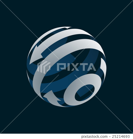 Abstract Globe Logo Element. Abstract Globe Logo Element. 25214693
