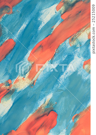 Abstract blue and orange color on paper Abstract blue and orange color on paper 25215009