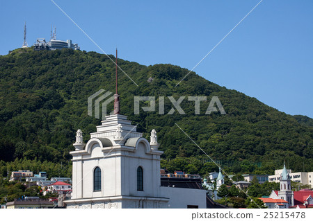 函館山和腳下的教堂 函館山和腳下的教堂 25215478