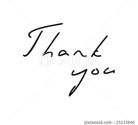 Thank you, modern lettering 25215646