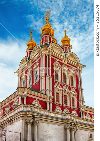 Novodevichy convent, landmark in Moscow, Russia 25215674