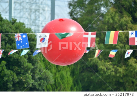 Elementary school sports festival landscape relay 25217978