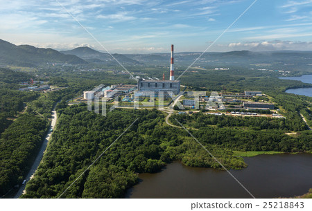 Thermal power plant in the city of Petropavlovsk Thermal power plant in the city of Petropavlovsk 25218843