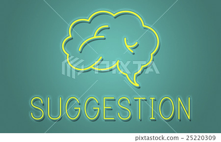 Brainstorm Ideas Sharing Solution Graphic Concept 25220309