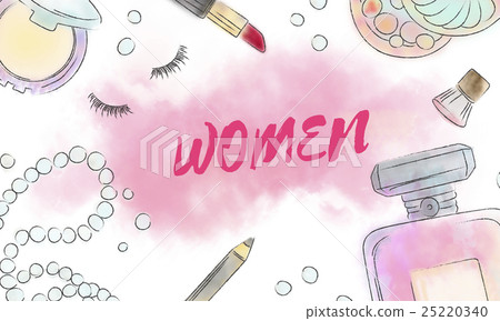 Chic Cosmetics Trendy Vogue Fashion Concept Chic Cosmetics Trendy Vogue Fashion Concept 25220340