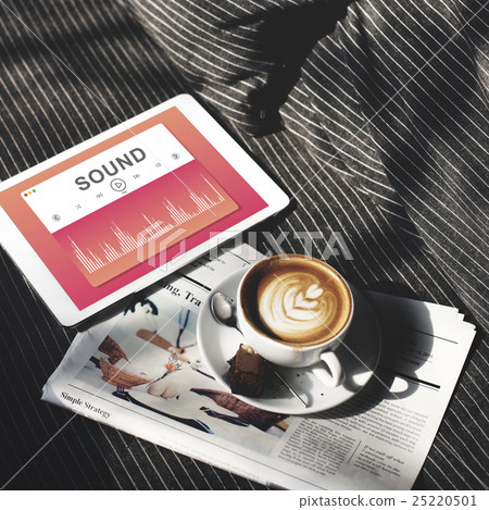 Early Morning Coffee Music Concept Early Morning Coffee Music Concept 25220501