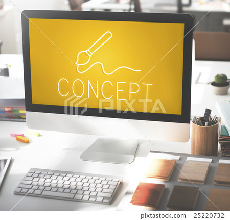 Art Brush Painting Creativity Imagination Skills Concept 25220732