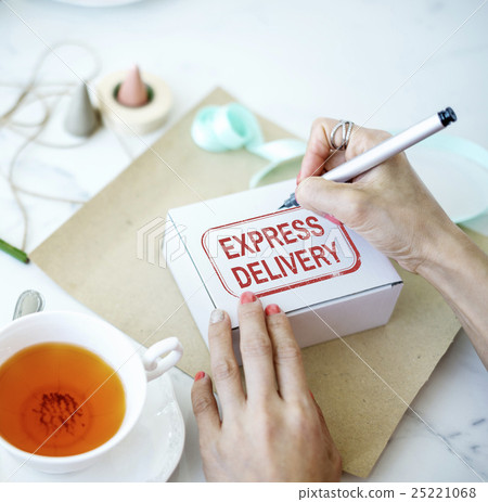 Worldwide Shipping Delivery Express Grpahic Concept 25221068