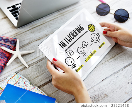 Communication Connection Network Share Concept 25221458