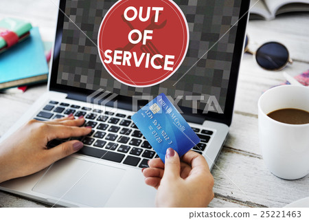 Out Of Service Sign Graphic Concept Out Of Service Sign Graphic Concept 25221463