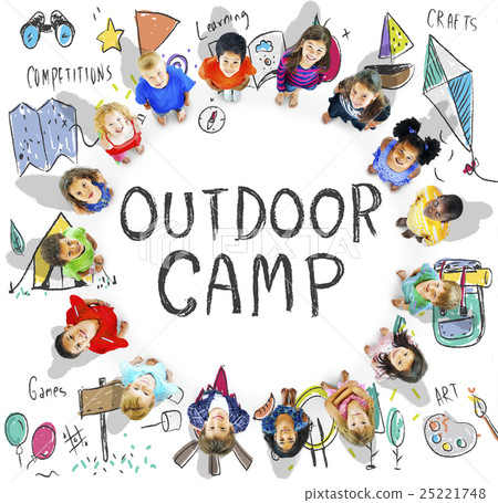 Summer Kids Camp Adventure Explore Concept Summer Kids Camp Adventure Explore Concept 25221748