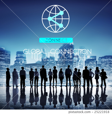 Connection Internet Communication Network Sharing Concept 25221918