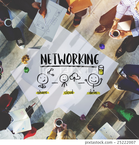 Global Communications Connection Social Media Networking Concept 25222007