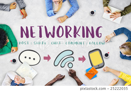 Social Media Networking Online Communication Connect Concept 25222035