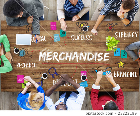 Merchandise Business Goal Investment Plan Concept Merchandise Business Goal Investment Plan Concept 25222189