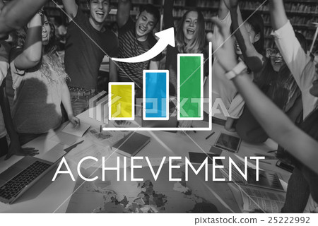 Business Development Growth Bar Chart Concept 25222992