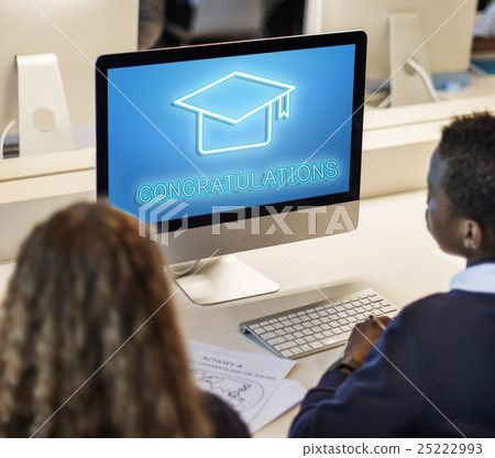 Mortar Board Education Success Icon Concept Mortar Board Education Success Icon Concept 25222993