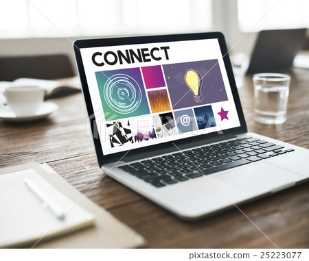 Connect Technology Cyberspace Network Concept 25223077