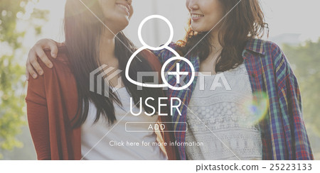 Add Friends Community Connection Socialize Concept 25223133