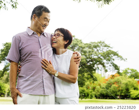 Embrace Husband Wife Affection Adore Emotion Concept 25223820