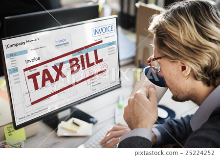 Payment Received Taxation Tax Time Concept Payment Received Taxation Tax Time Concept 25224252
