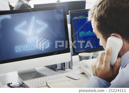 Web Development Internet Digital Graphic Html Concept Web Development Internet Digital Graphic Html Concept 25224311