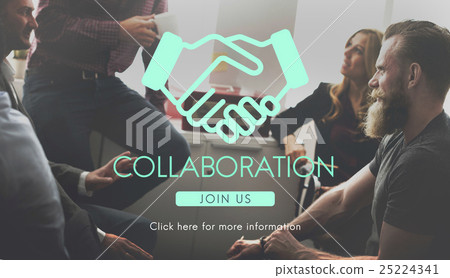 Collaboration Partnership Company Enterprise Corporate Concept Collaboration Partnership Company Enterprise Corporate Concept 25224341