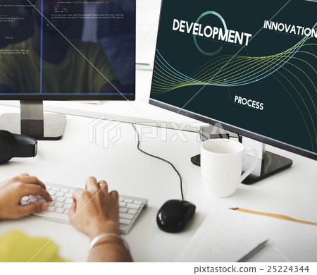 Technology Connect Development Network Process Concept Technology Connect Development Network Process Concept 25224344