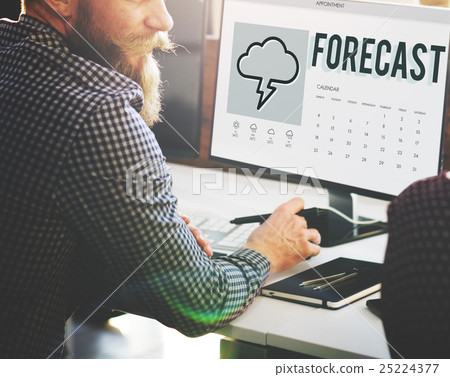 Forecast Overcast Weather Report Concept Forecast Overcast Weather Report Concept 25224377