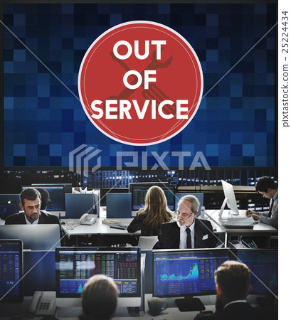 Out Of Service Sign Graphic Concept Out Of Service Sign Graphic Concept 25224434