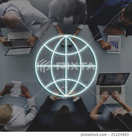 Global Connection Communication Networking Graphic Concept 25224803