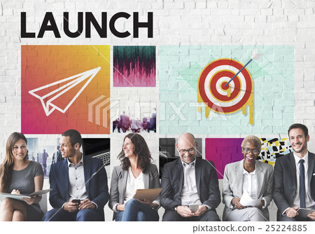Goals Target Startup Launch Success Brand Concept 25224885