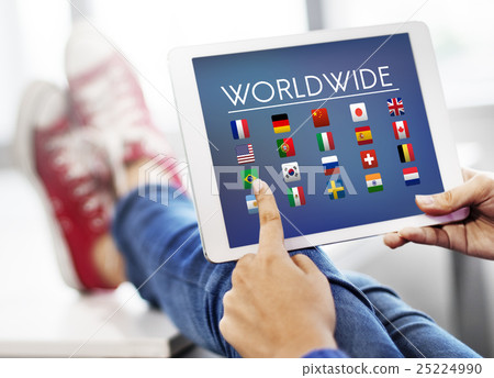 Flag Countries Foreign International Symbol Concept 25224990