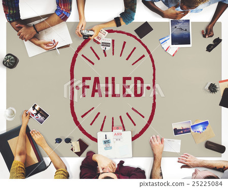 Failed Fiasco Loss Unsuccessful Graphic Concept Failed Fiasco Loss Unsuccessful Graphic Concept 25225084